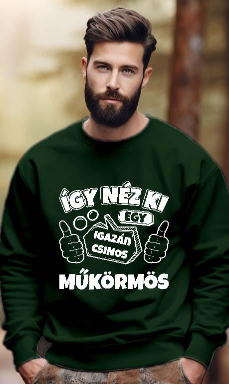 Igazán csinos Műkörmös - Műkörmös Férfi Pulóver