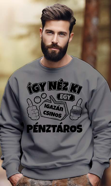 Igazán csinos Pénztáros - Pénztáros Férfi Pulóver