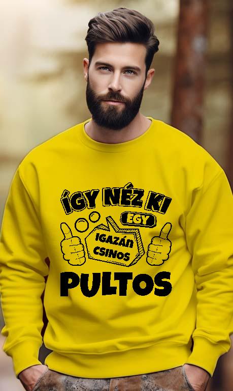 Igazán csinos Pultos - Pultos Férfi Pulóver