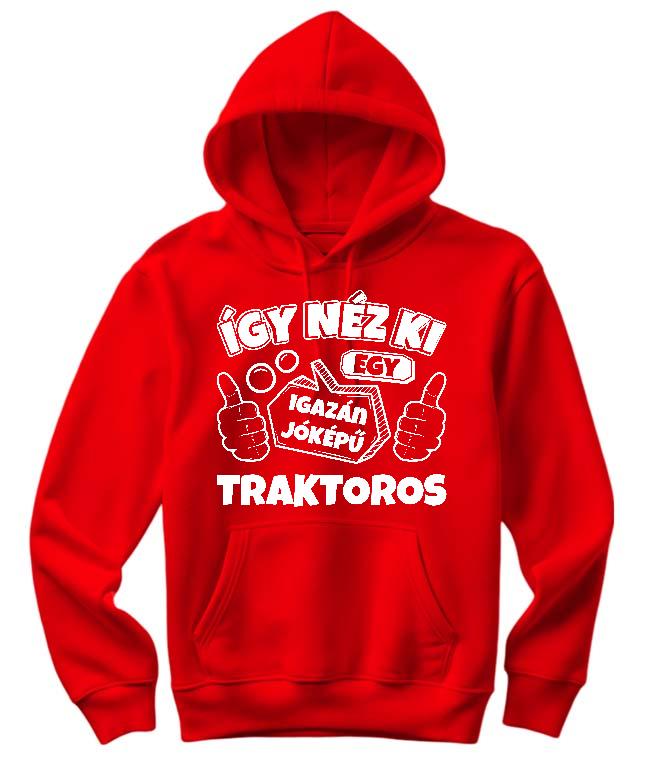 Igazán jóképű Traktoros - Traktoros Női Kapucnis Pulóver