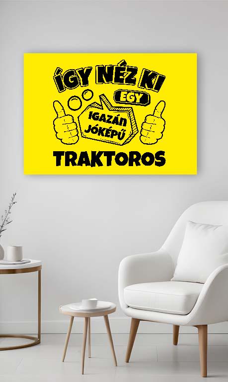 Igazán jóképű Traktoros - Traktoros Vászonkép