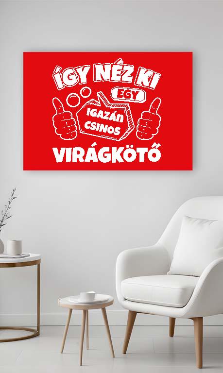 Igazán csinos Virágkötő - Virágkötő Vászonkép