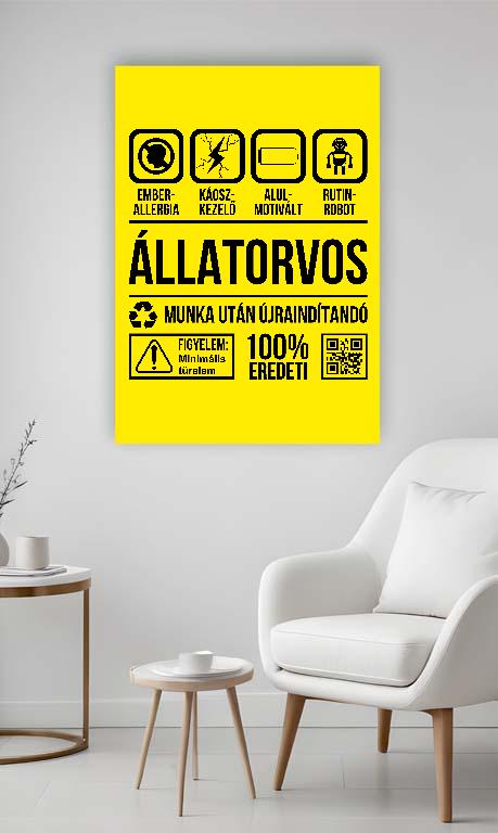 Állatorvos Organic - Állatorvos Vászonkép