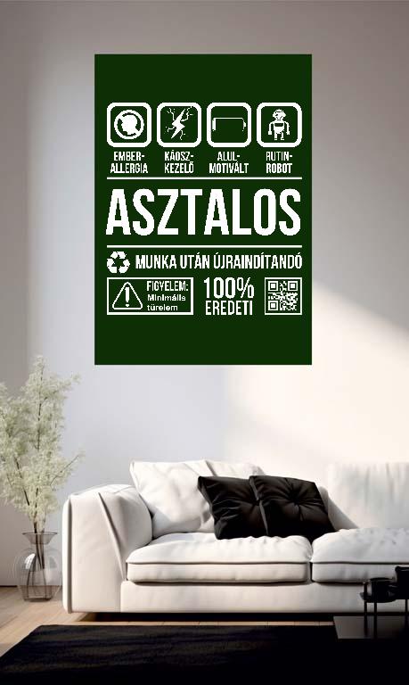 Asztalos Organic - Asztalos Poszter