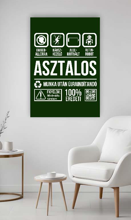 Asztalos Organic - Asztalos Vászonkép