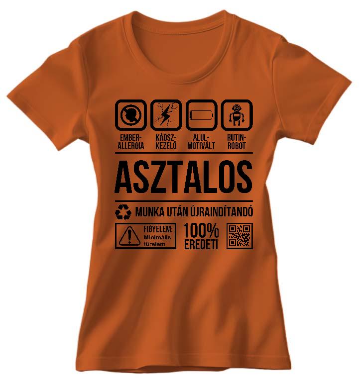 Asztalos Organic - Asztalos Női Prémium Póló