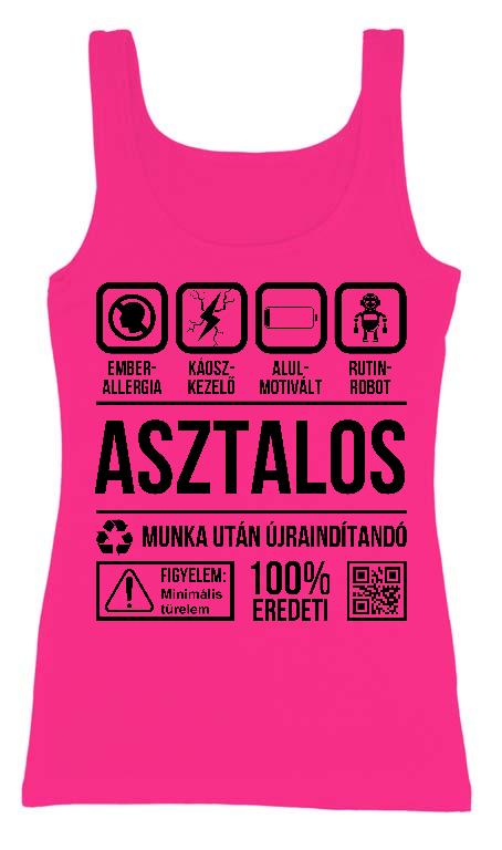 Asztalos Organic - Asztalos Női Trikó