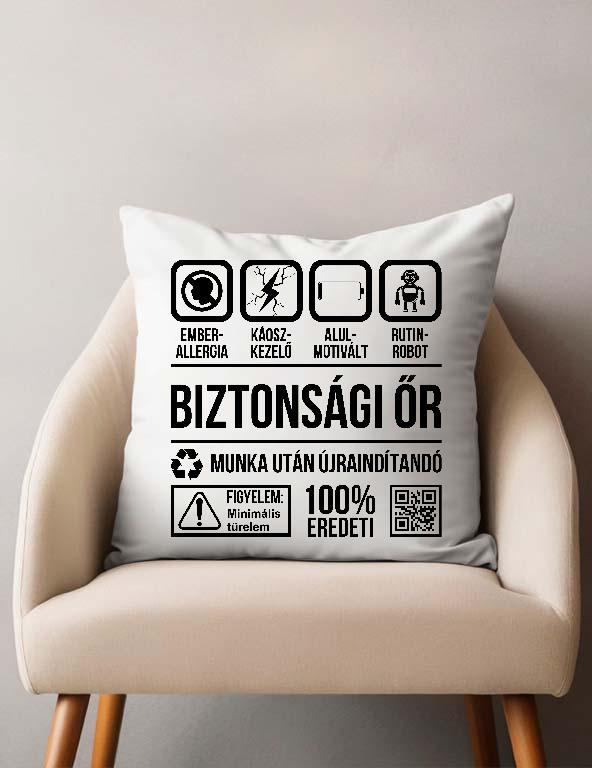 Biztonsági őr Organic - Biztonsági őr Párnahuzat