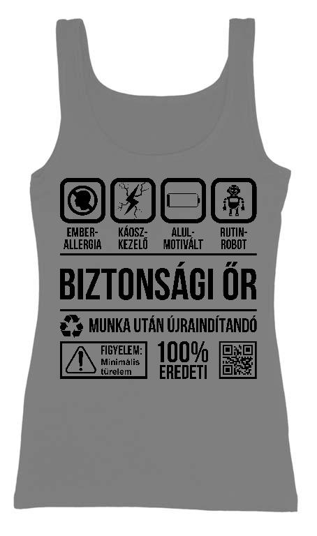 Biztonsági őr Organic - Biztonsági őr Női Trikó