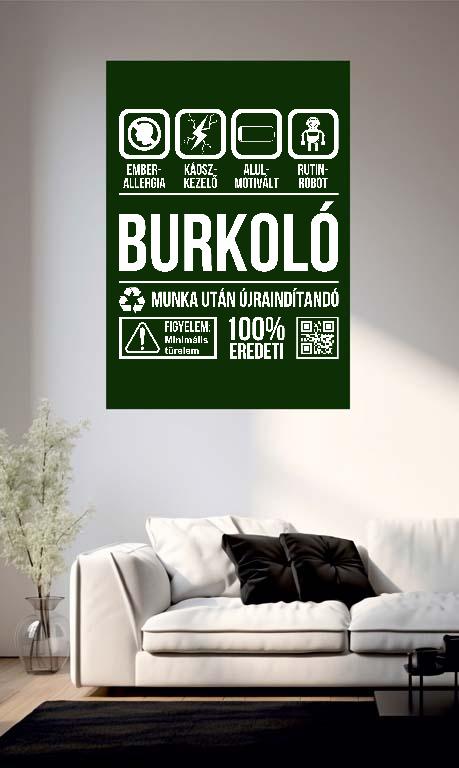 Burkoló Organic - Burkoló Poszter