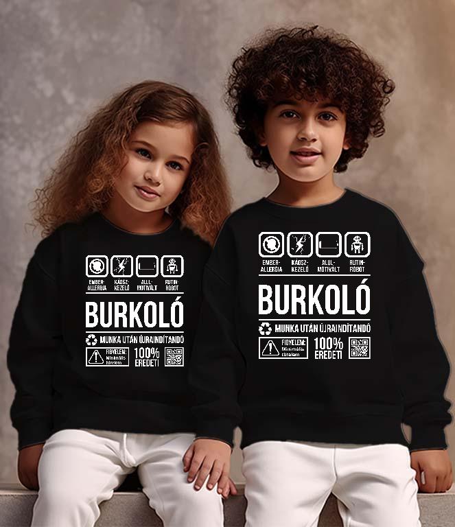 Burkoló Organic - Burkoló Gyerek Pulóver