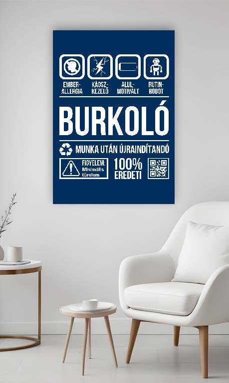 Burkoló Organic - Burkoló Vászonkép