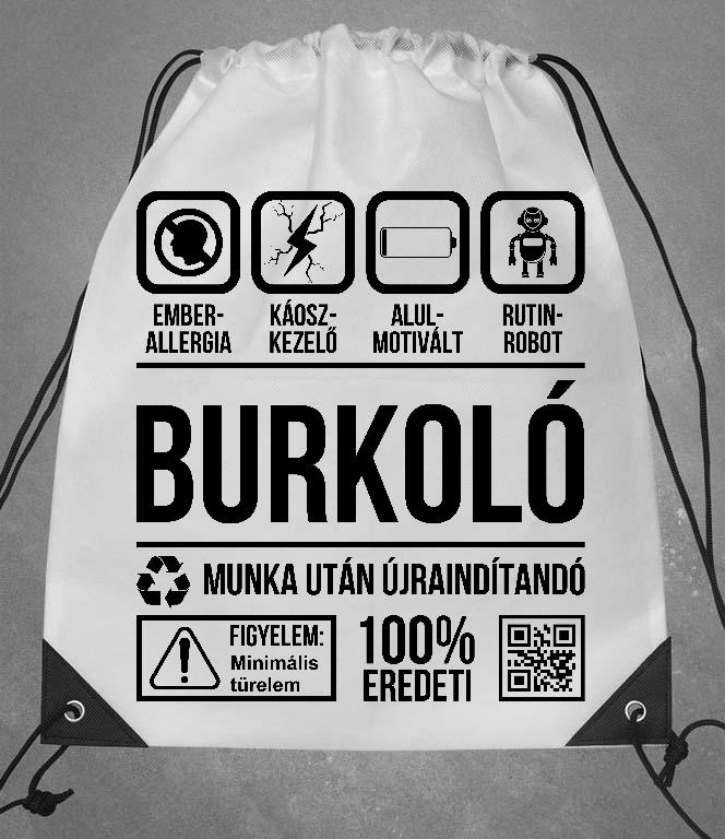 Burkoló Organic - Burkoló Tornazsák