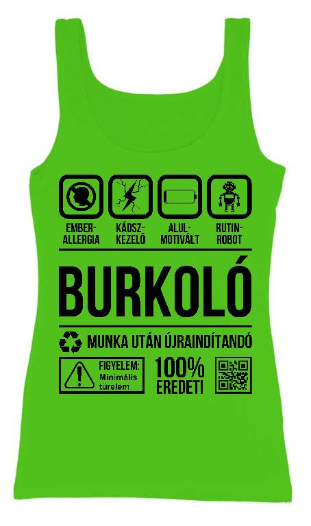 Burkoló Organic - Burkoló Női Trikó