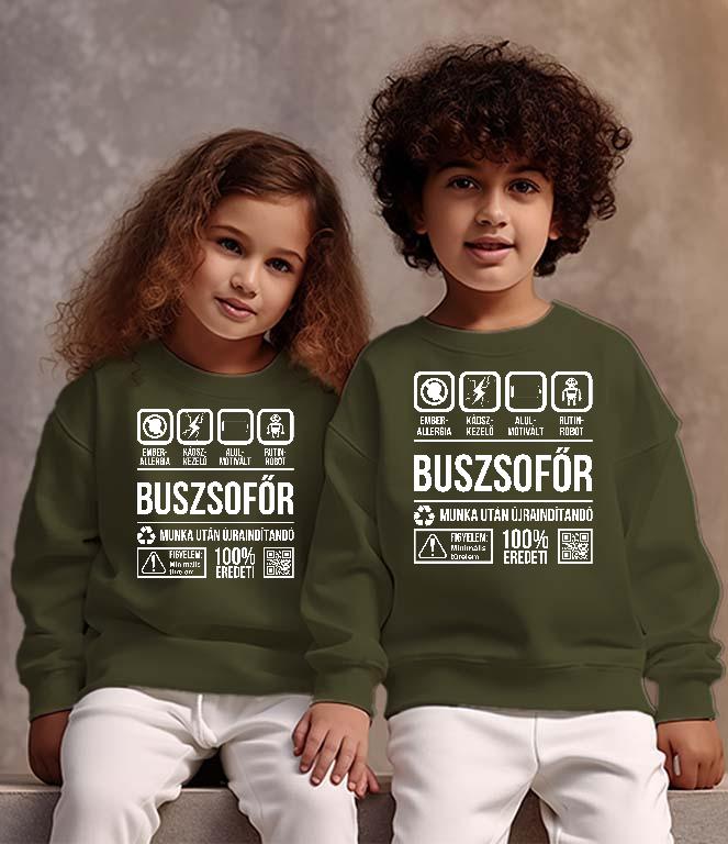 Buszsofőr Organic - Buszsofőr Gyerek Pulóver