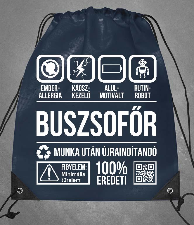 Buszsofőr Organic - Buszsofőr Tornazsák