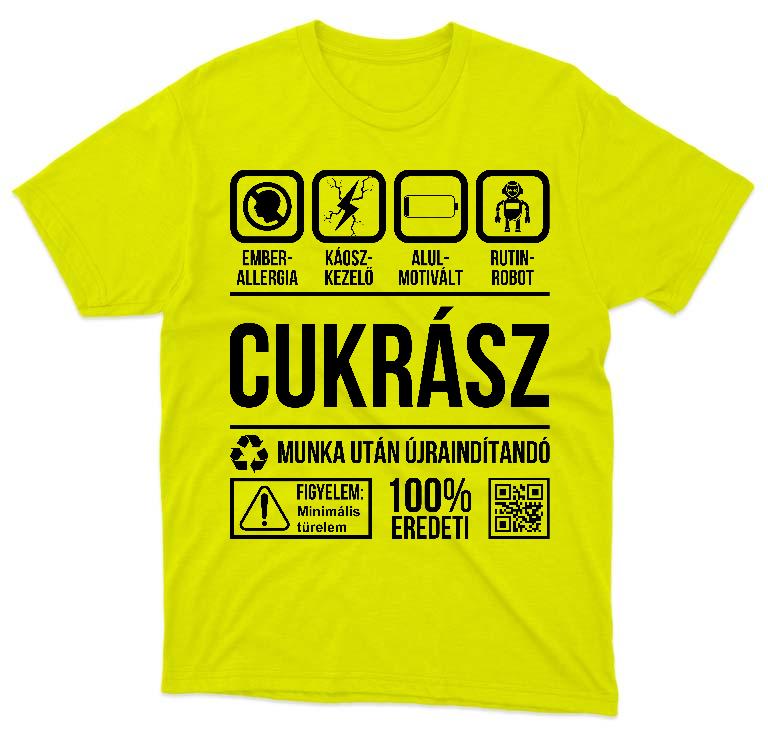 Cukrász Organic - Cukrász Férfi Környakú Póló