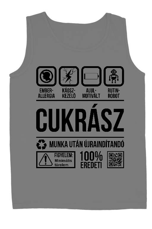 Cukrász Organic - Cukrász Férfi Ujjatlan