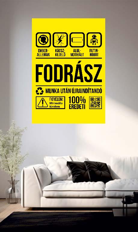 Fodrász Organic - Fodrász Poszter