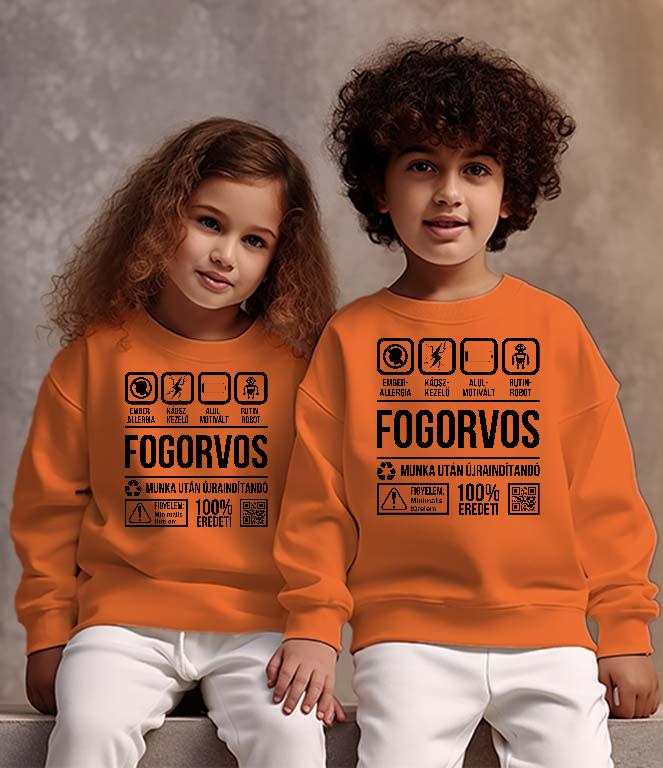 Fogorvos Organic - Fogorvos Gyerek Pulóver