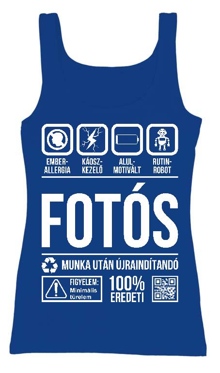 Fotós Organic - Fotós Női Trikó