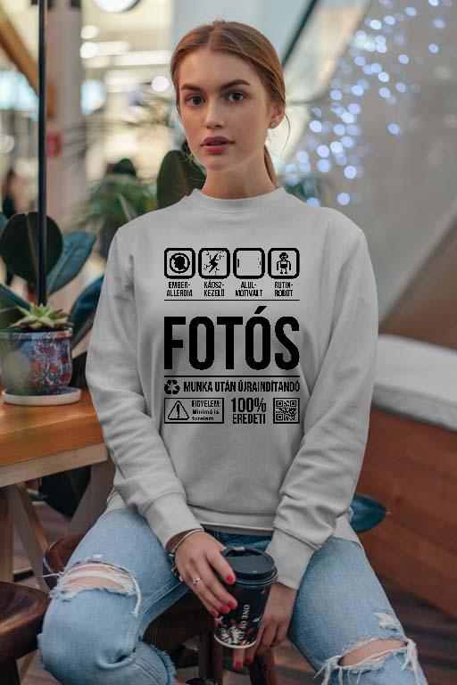 Fotós Organic - Fotós Női Pulóver