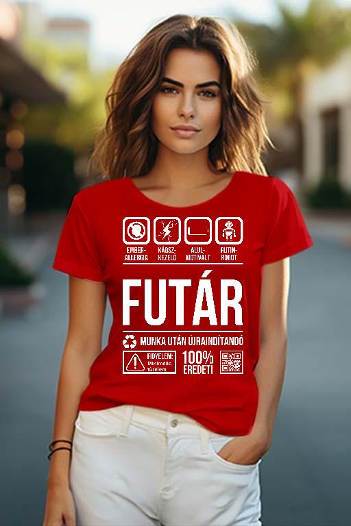 Futár Organic - Futár Női O-nyakú Póló