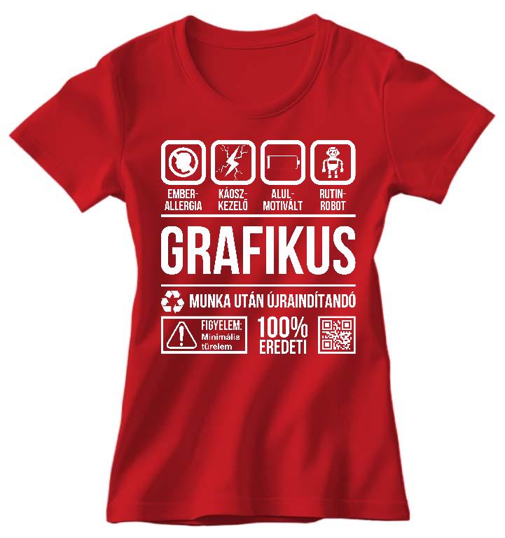 Grafikus Organic - Grafikus Női Prémium Póló