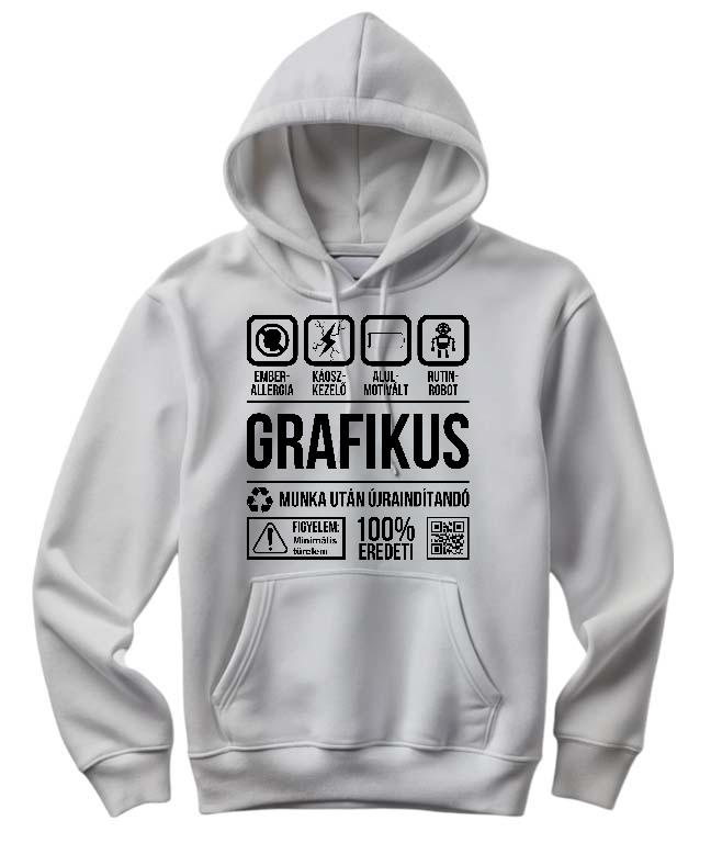 Grafikus Organic - Grafikus Női Kapucnis Pulóver