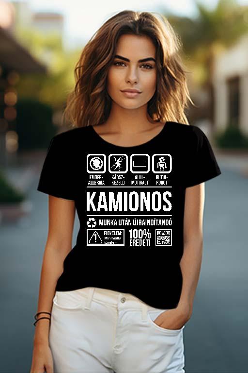 Kamionos Organic - Kamionos Női O-nyakú Póló