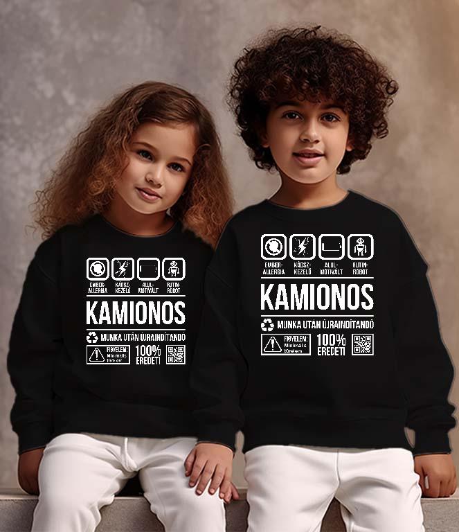 Kamionos Organic - Kamionos Gyerek Pulóver