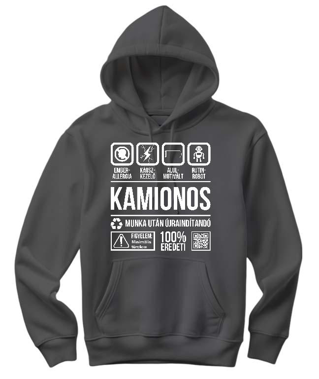 Kamionos Organic - Kamionos Női Kapucnis Pulóver