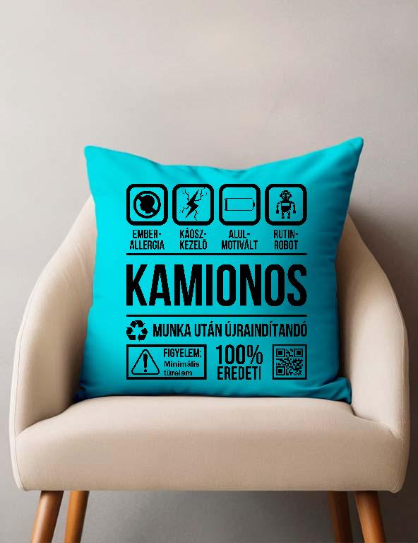 Kamionos Organic - Kamionos Párnahuzat