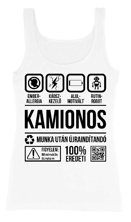 Kamionos Organic - Kamionos Női Trikó