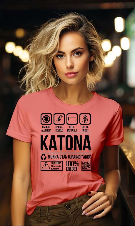 Katona Organic - Katona Női Környakú Póló