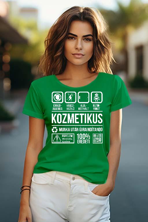 Kozmetikus Organic - Kozmetikus Női O-nyakú Póló