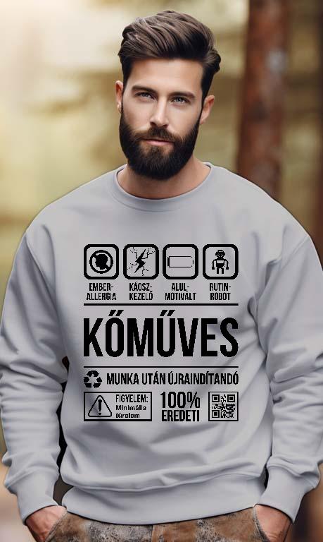 Kőműves Organic - Kőműves Férfi Pulóver