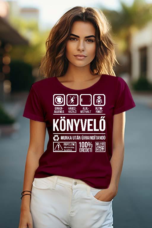 Könyvelő Organic - Könyvelő Női O-nyakú Póló