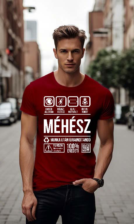 Méhész Organic - Méhész Férfi Környakú Póló