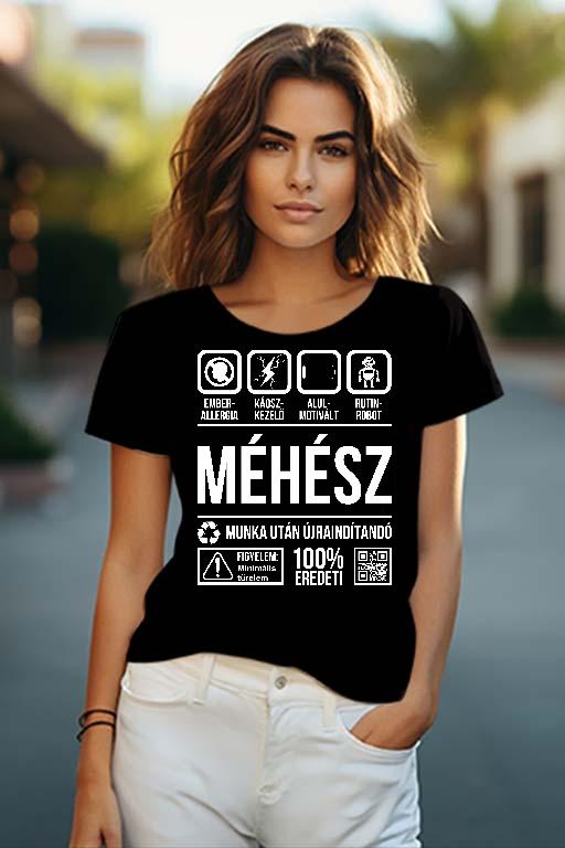 Méhész Organic - Méhész Női O-nyakú Póló