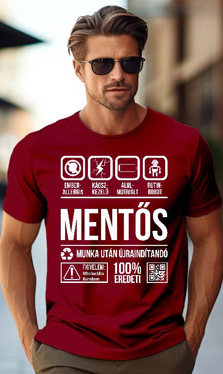 Mentős Organic - Mentős Férfi Prémium Póló