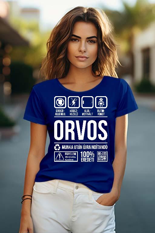Orvos Organic - Orvos Női O-nyakú Póló