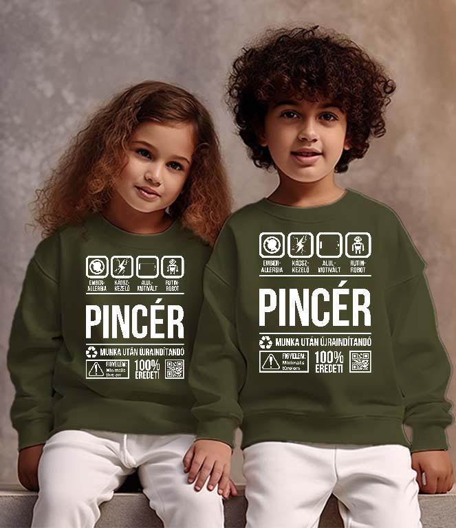 Pincér Organic - Pincér Gyerek Pulóver