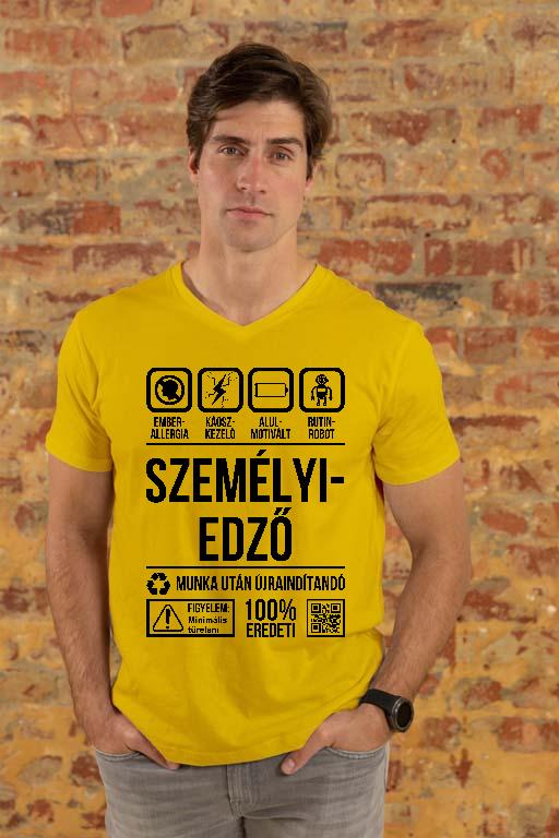 Személyi edző Organic - Személyi edző Férfi V-nyakú Póló