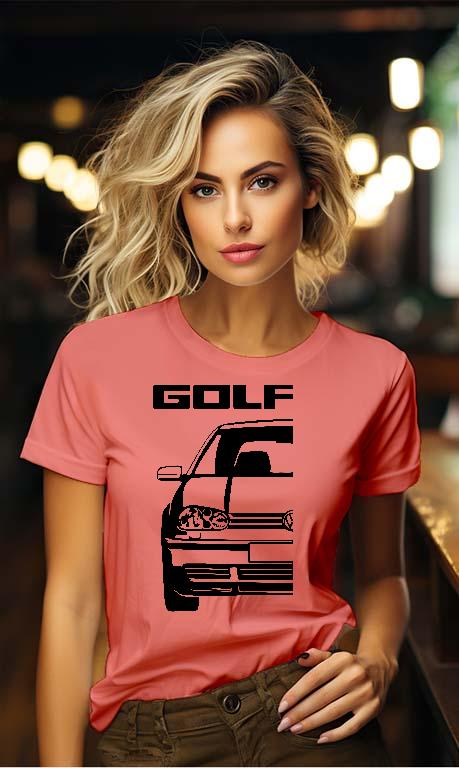 Vw Golf 4 v3 - Volkswagen Golf 4 Női Környakú Póló