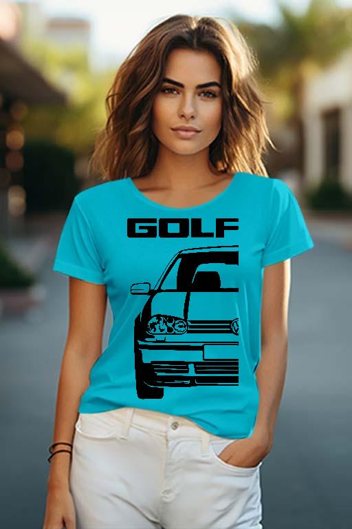 Vw Golf 4 v3 - Volkswagen Golf 4 Női O-nyakú Póló