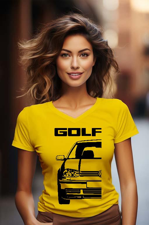 Vw Golf 4 v3 - Volkswagen Golf 4 Női V-nyakú Póló