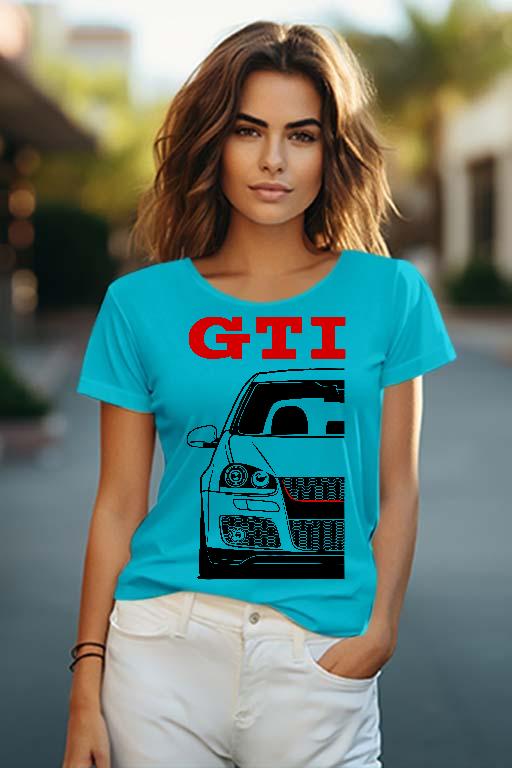 Volkswagen Golf 5 GTI - Volkswagen Golf 5 Női O-nyakú Póló