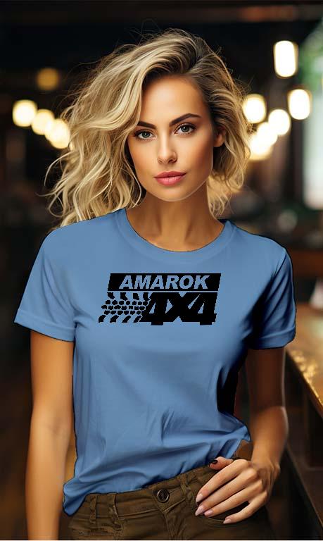 VW Amarok 4x4 - Volkswagen Amarok Női Környakú Póló