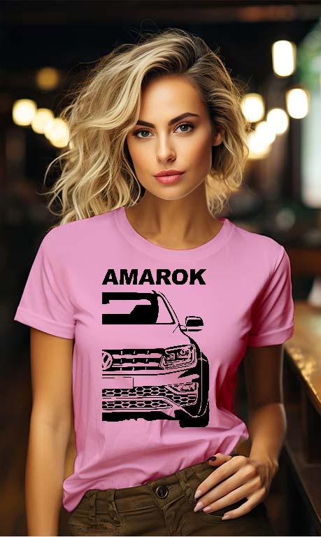 VW Amarok - Volkswagen Amarok Női Környakú Póló